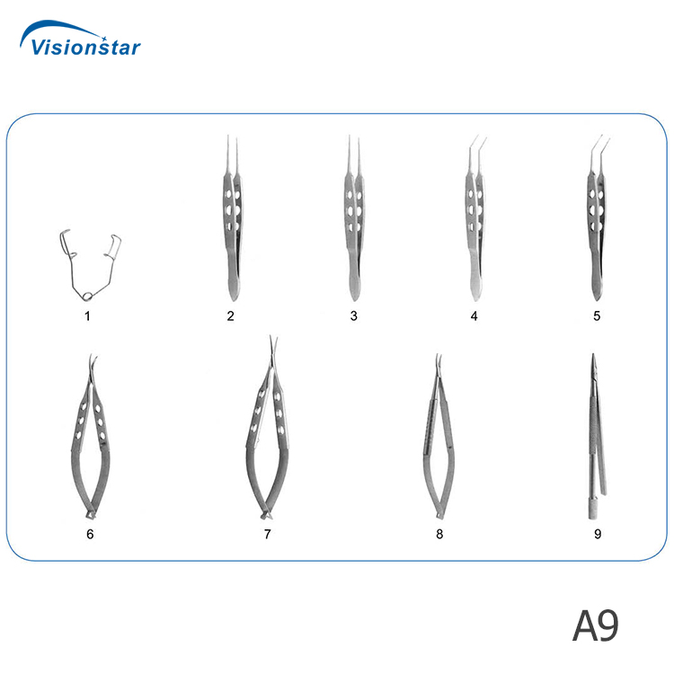A9 Ophthalmic Surgical Instruments for Lens Surgery