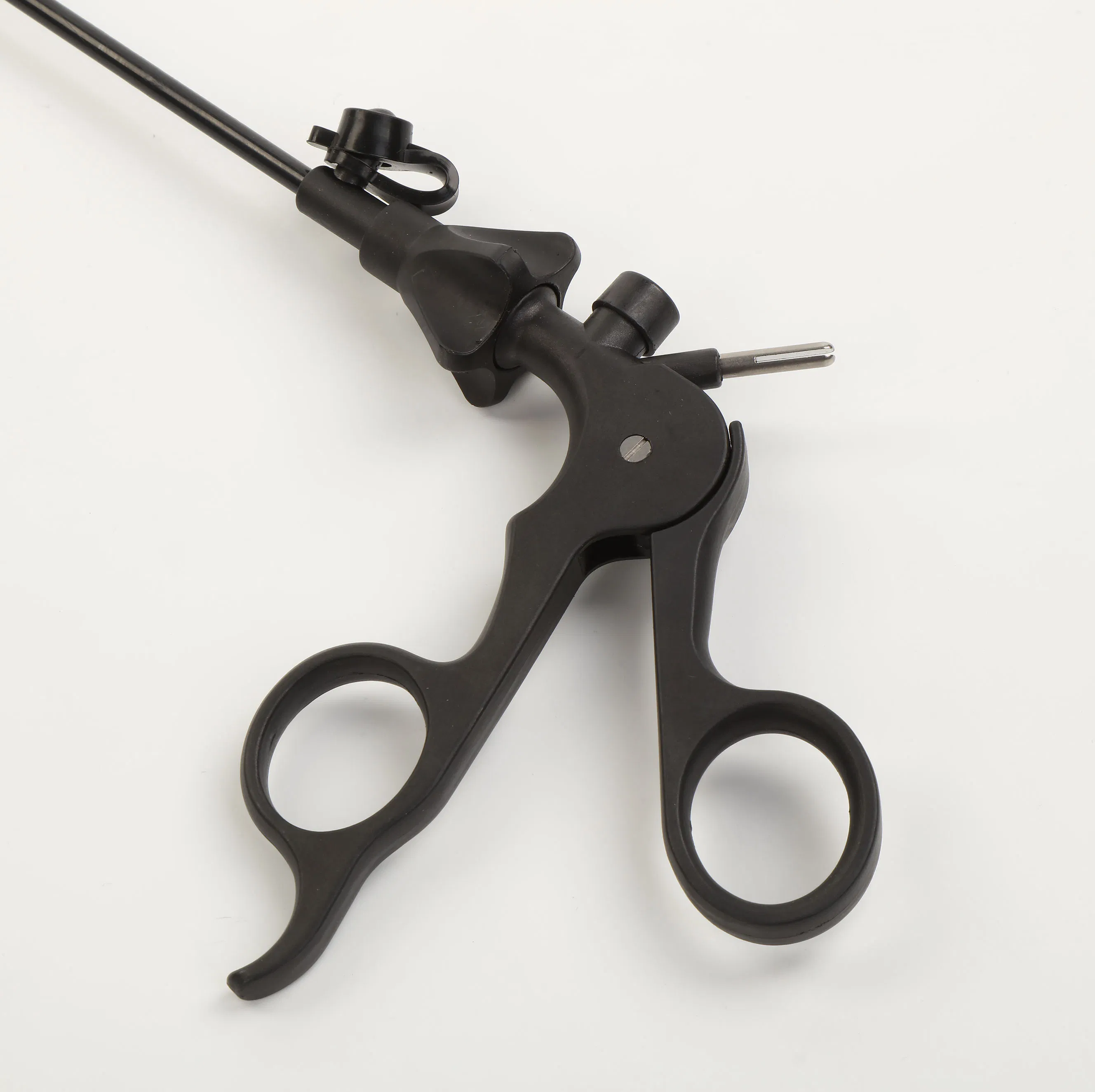 Laparoscopy Endoscopy Surgical Instruments Electric Coagulator Electrode Forceps China Double-Action Endoscope Straight Curved Grasping Laparoscope