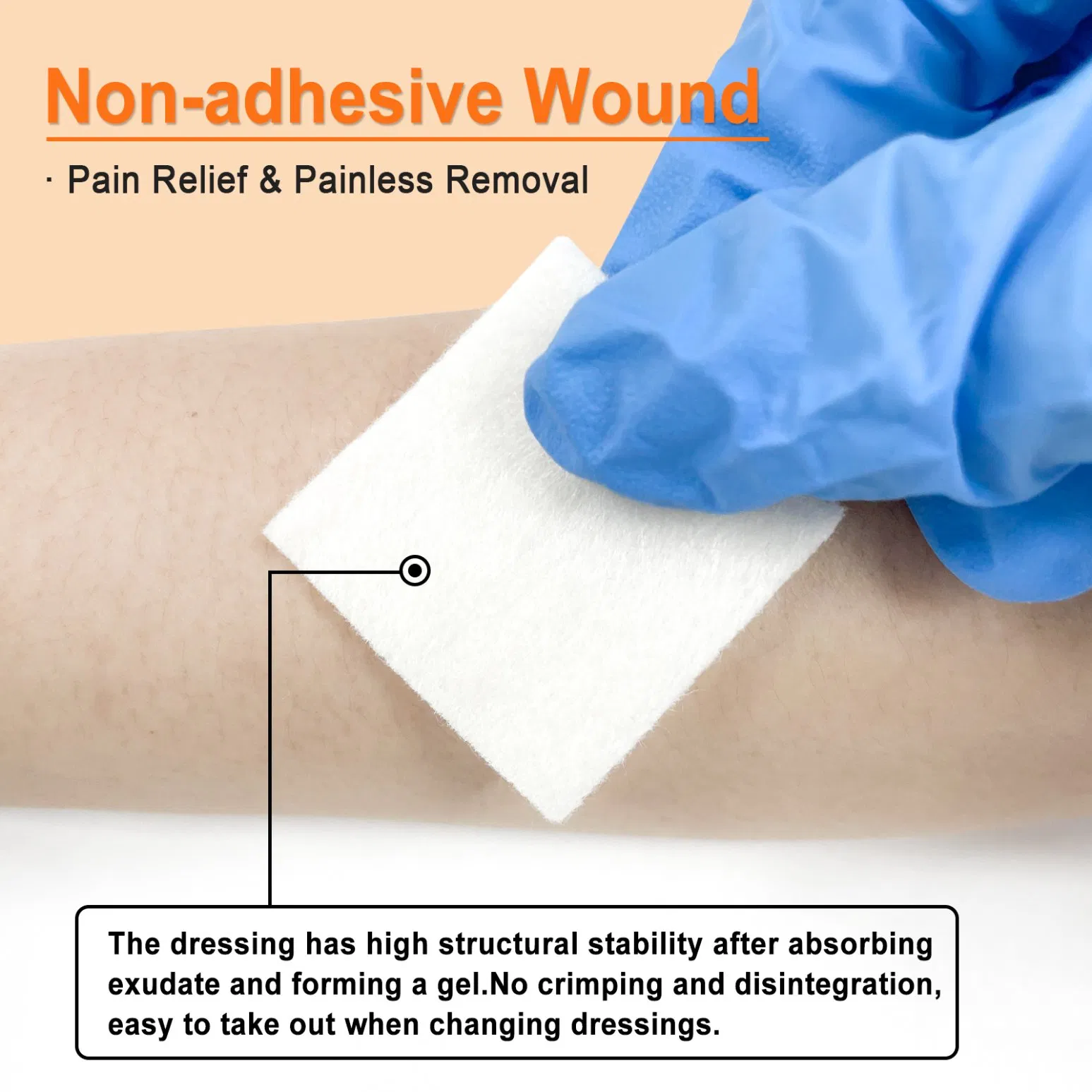 Medical Alginate Wound Dressing for Daily Nursing Protection