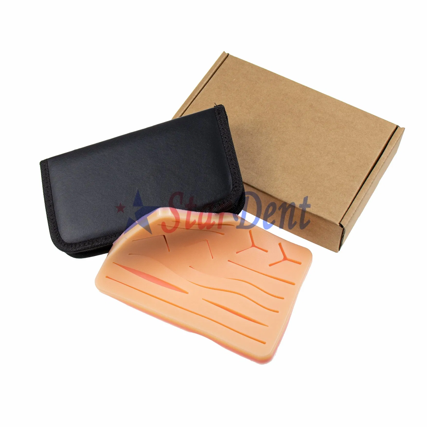 Dental Surgical Training Suture Instrument Set Silicone and Steel Suture Practice Kit Dental Education Teaching Model