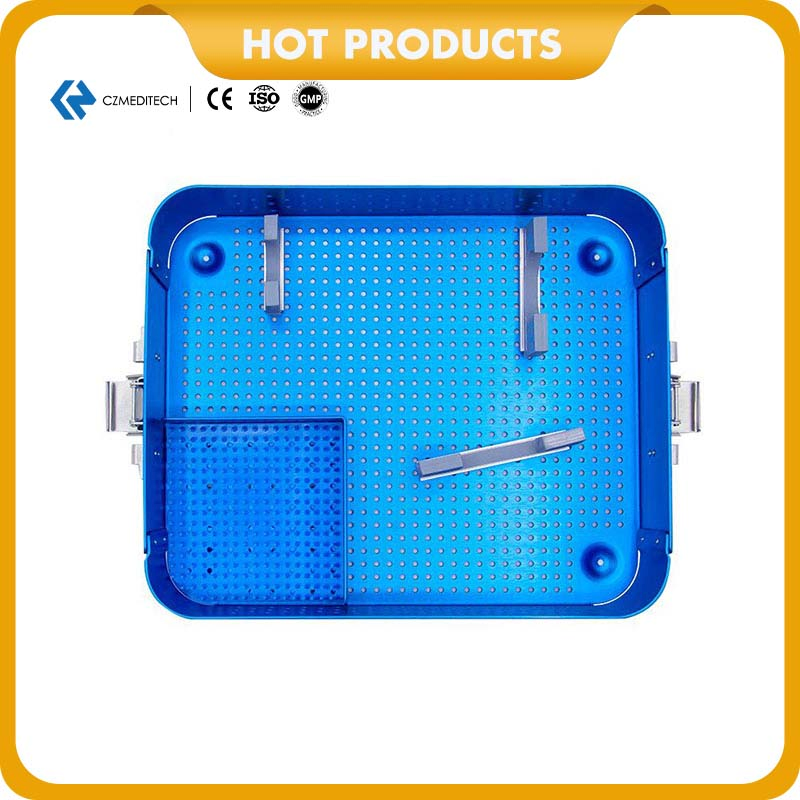 Hot Sell Orthopedic Surgical Instruments Power Tools Sterilization Container Box for Drill