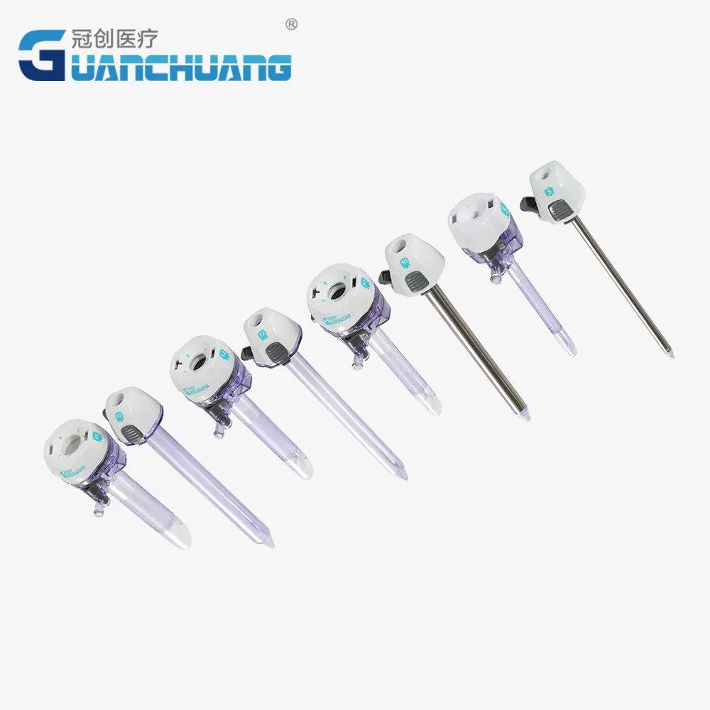 ISO Disposable Trocar for Laparoscope Applicable to Gynecology, General Surgery, Urology