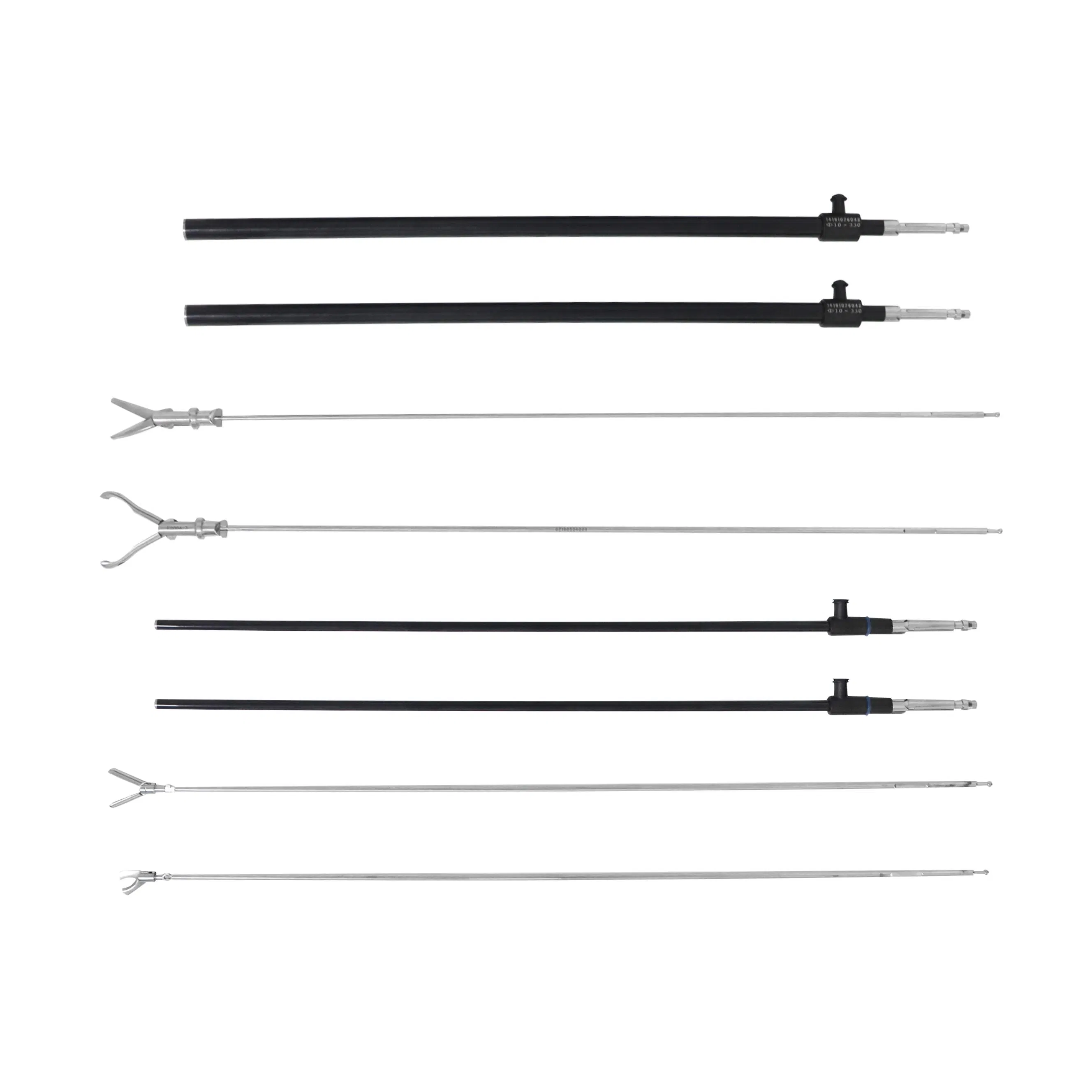 Laparoscopy Endoscopy Surgical Instruments Electric Coagulator Electrode Forceps China Double-Action Endoscope Straight Curved Grasping Laparoscope