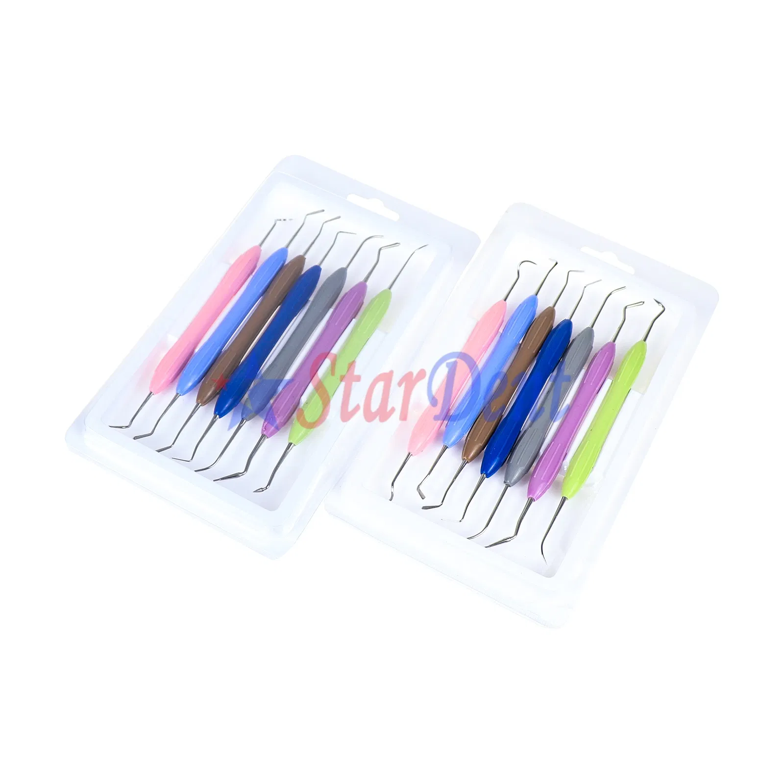 Composite Resin Filled Instruments Surgical Dental Silicone Handle Restoration Kit