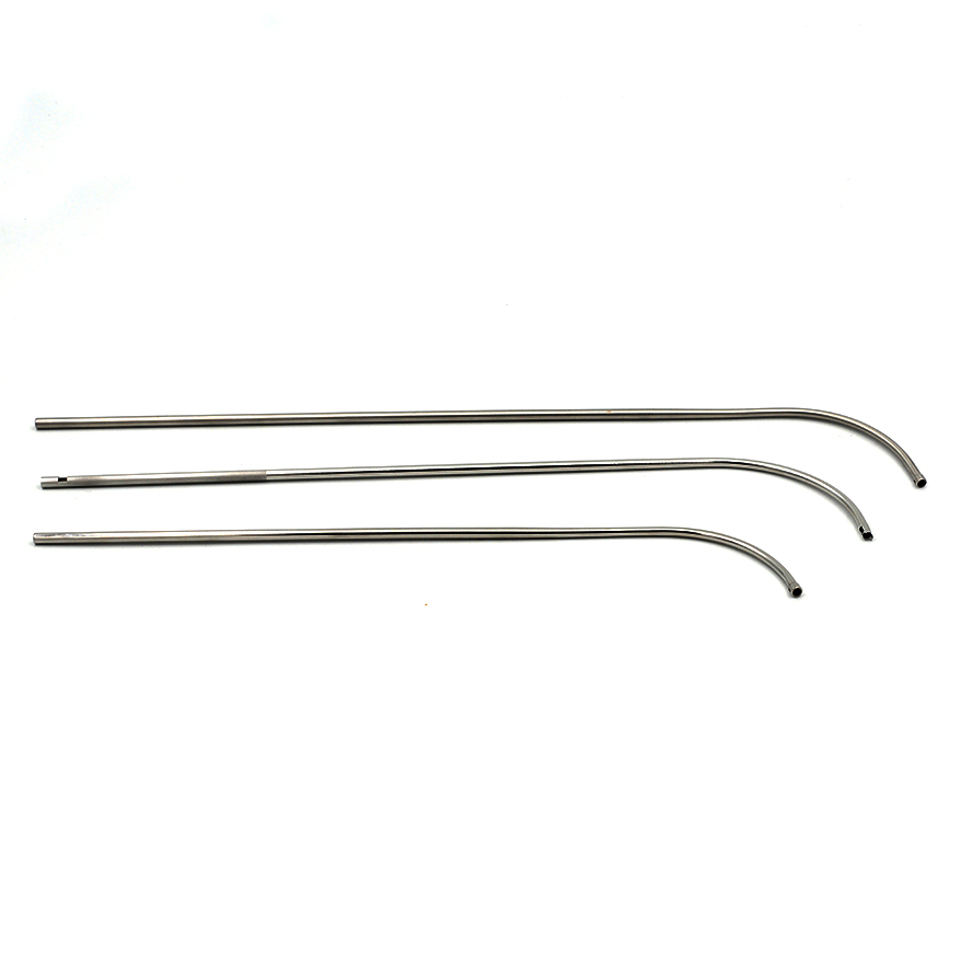 Stainless Steel Bent Tube Surgical Iud Extractor Hook Gynecology Instruments