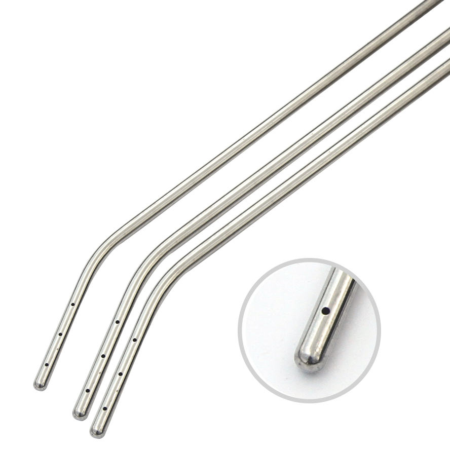 Stainless Steel Bent Tube Surgical Iud Extractor Hook Gynecology Instruments