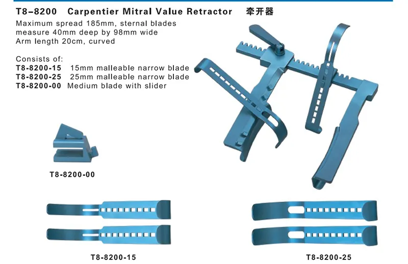 Titanium Carpentier Mitral Value Retractor