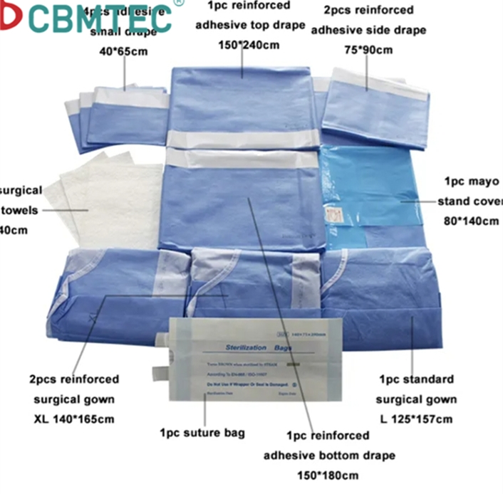 Disposable Surgical Pack Gynaecological Laparoscopy Pack