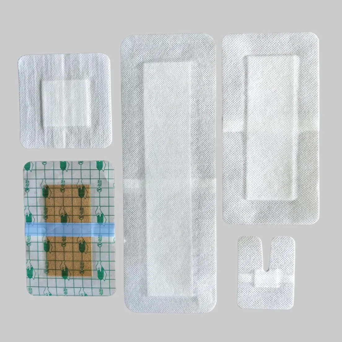 Surgical Medical Adhesive Disposable Non Woven Plaster PU Medical Wound Dressing with CE for Minor Burn/Grazes/Minor Cuts