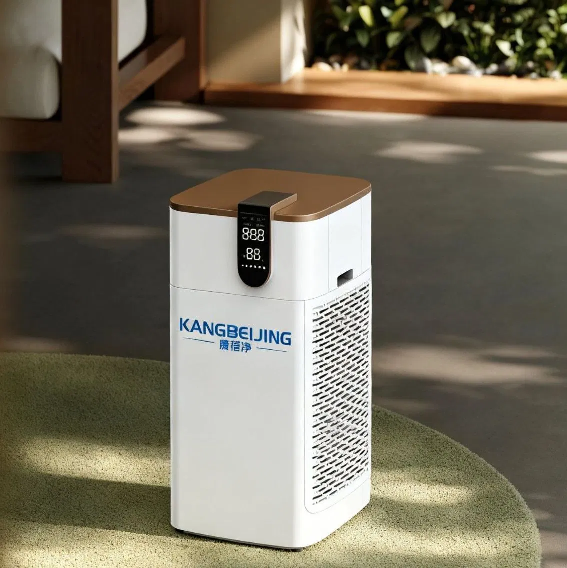 2026 Plasma Sterilization Air Purifier,Smart Household Portable Air Cleaner,with HEPA Filter, Sleep Aid, Mute,Energy-Saving, Eco-Friendly, China Factory,Kj-15ba