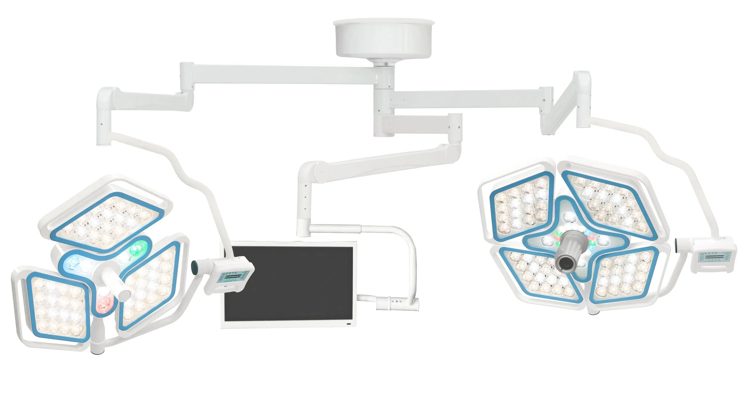 Ceiling Type Operating Light for Surgery Type Ot Light for Surgery Medical 4+3 Valve Lamp Holder