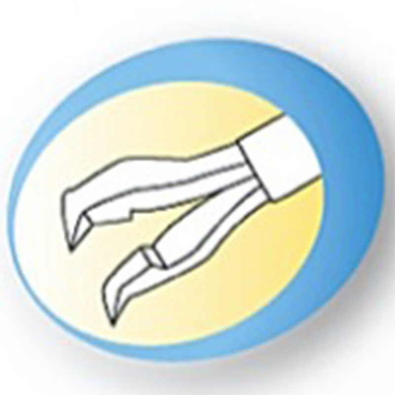 Vitreoretinal Three Prong Scissor Ophthalmic Instruments