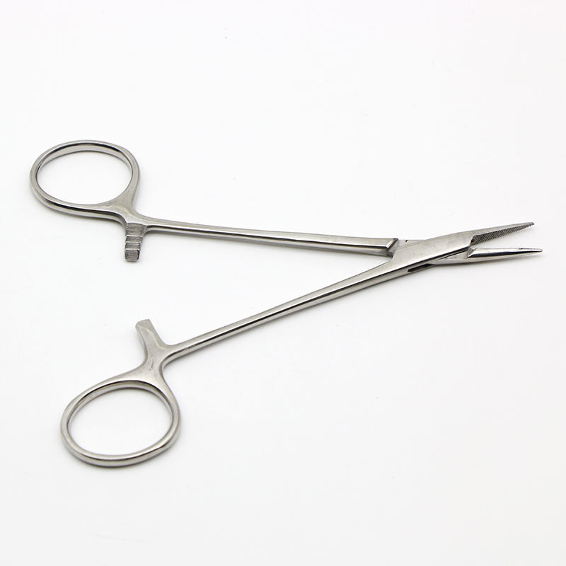 Non-Coated Stainless Steel Dental Needle Holder Forceps Surgical Instruments