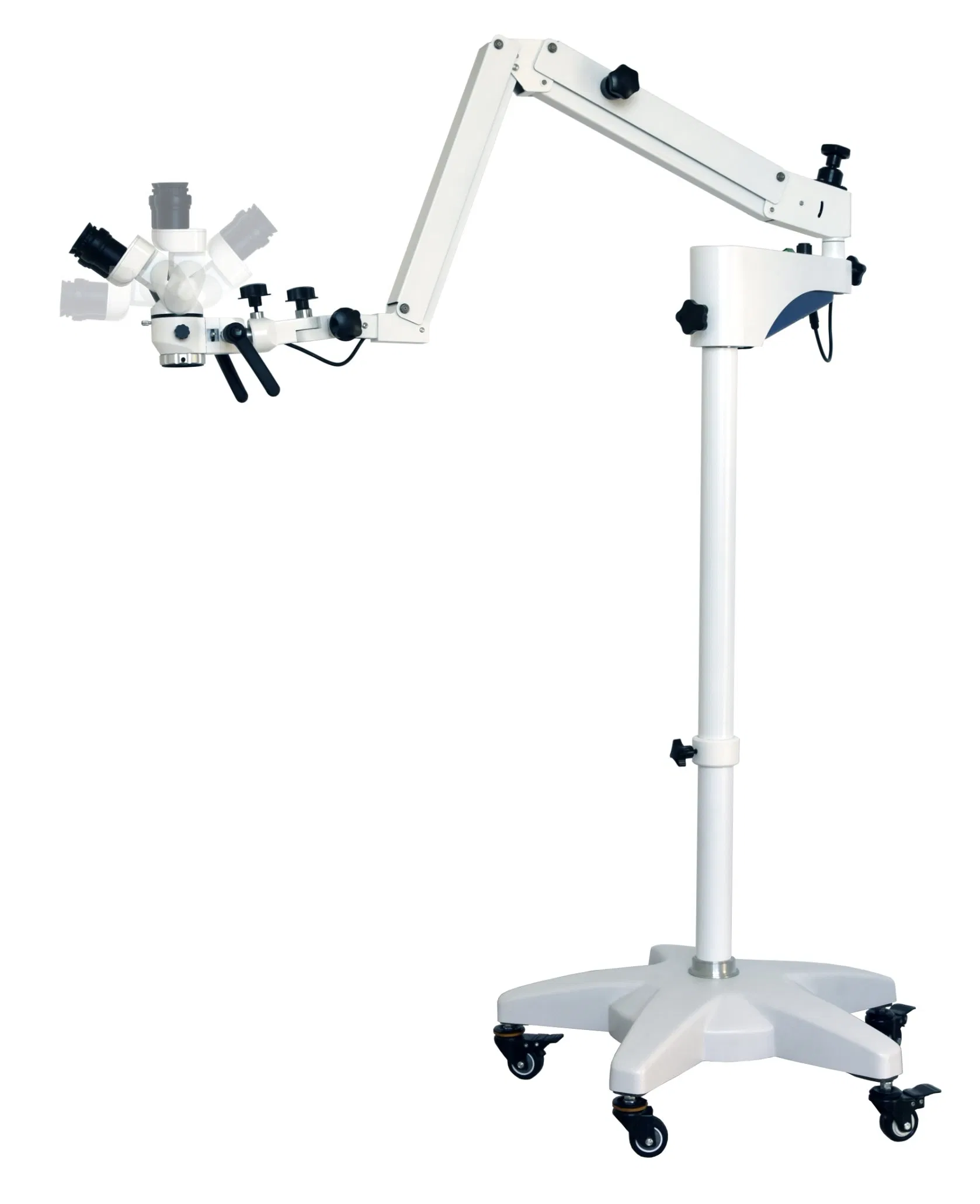 Medmount Medical 0-180 Degrees Inclinable Binocular Head and Three-Speed Zoom System Mobile Ent Surgical Microscope for Fine Surgical Examination