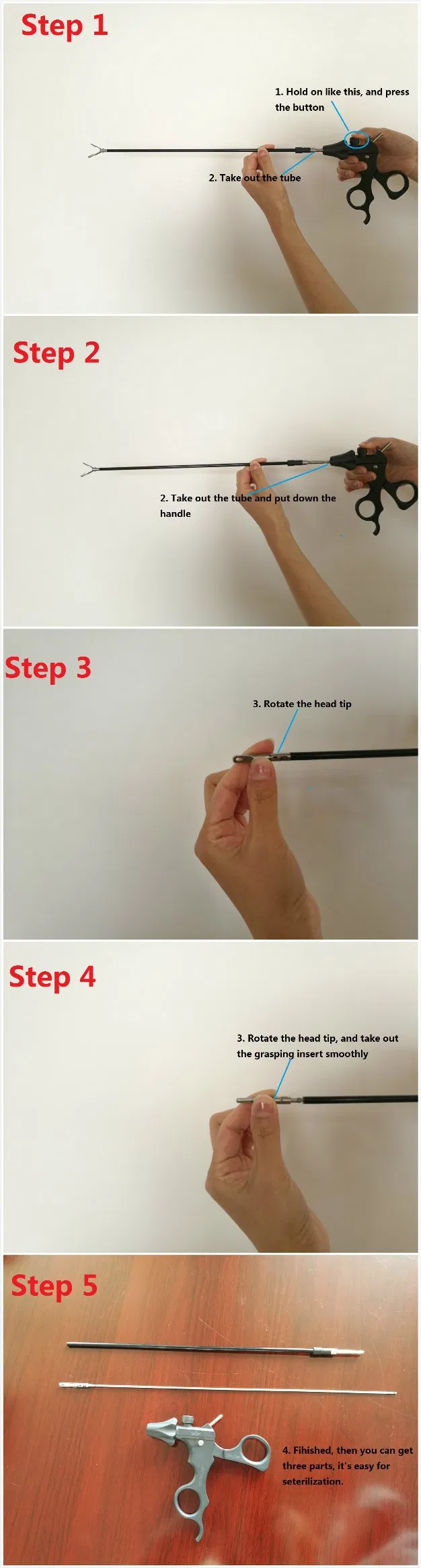 Laparoscope Instrument Disassembly