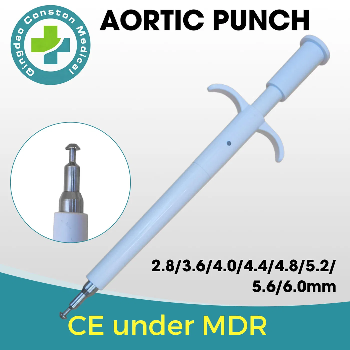 Minimally Aortic Punch Cardiovascular Surgery Invasive Single Rotating Cutting for Vascular Graft Hole Creation