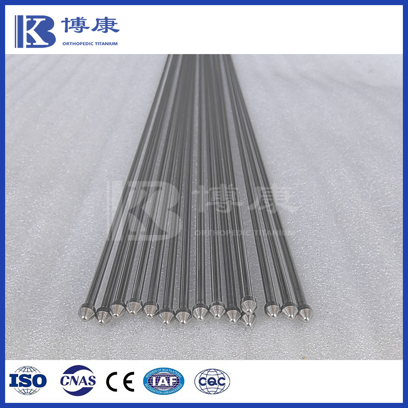 Medical Nitinol Guide Pin Surgical Instrument for Orthopedic Implant Guidance