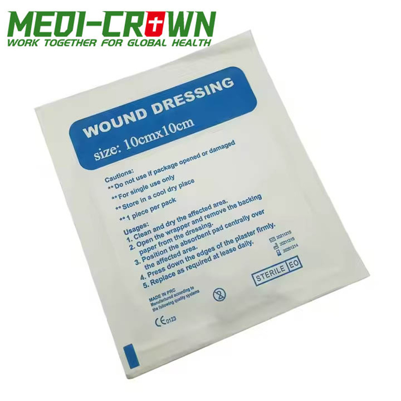 Medical Wound Dressing Waterproof Nonwoven Sterile Self-Adhesive Dressing