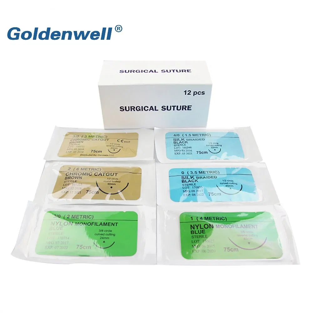 Silk Surgical Suture Thread For Suturing with CE ISO