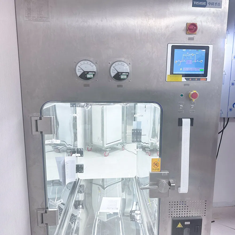 Tksage Cleanroom Vhp Sterile Poss Box Laboratory DOP Dynamic Pass Box Pass Through Window Double Door Sterilizer Sterilization Equipment Customized