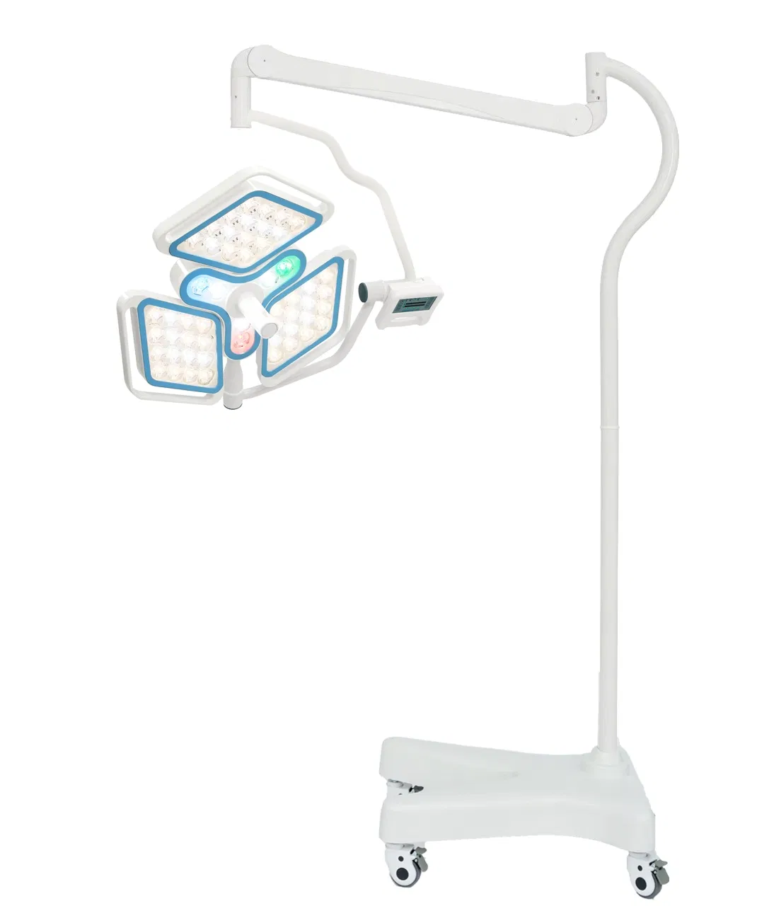 LED Petal Type 4+4 Universal Joint Arm Design Operating Light Antibacterial Coating Lamp Head Electric Petal