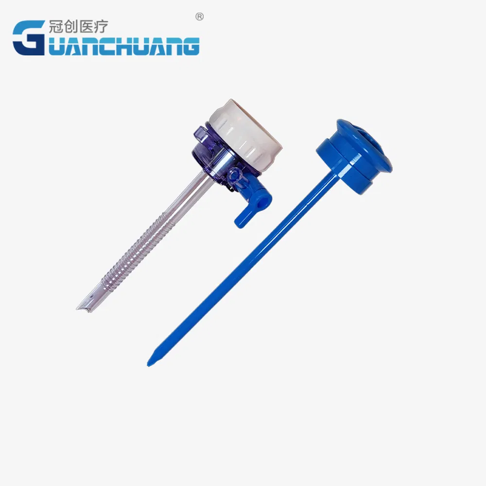 ISO Disposable Trocar for Laparoscope Applicable to Gynecology, General Surgery, Urology