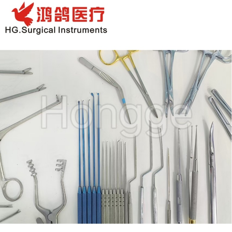 Surgical Ent Instrument Set Surgery Forceps Medical Supply Hospital Equipment