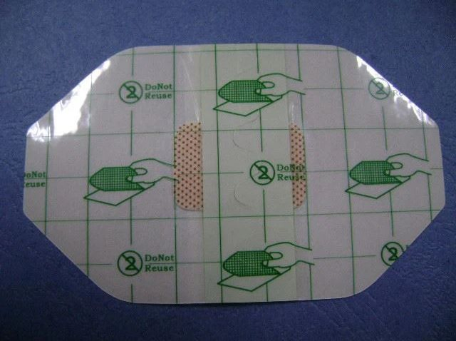 Medical Easily Removable Waterproof Transparent PU Film IV Cannula Fixing Dressing with Frame