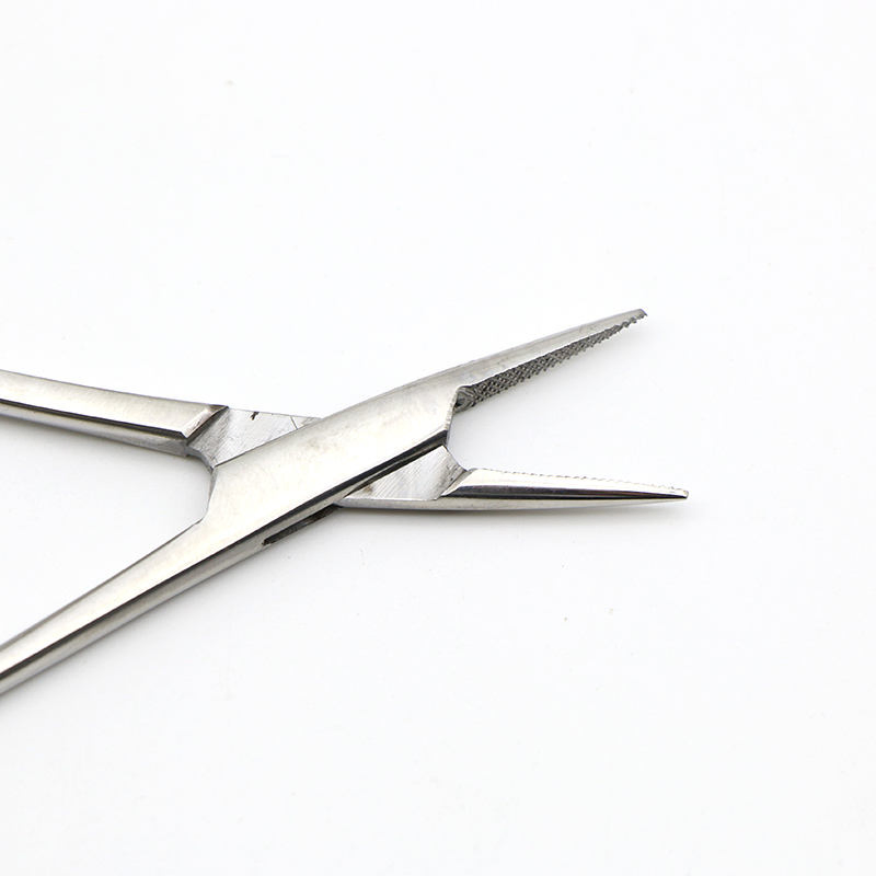 Non-Coated Stainless Steel Dental Needle Holder Forceps Surgical Instruments