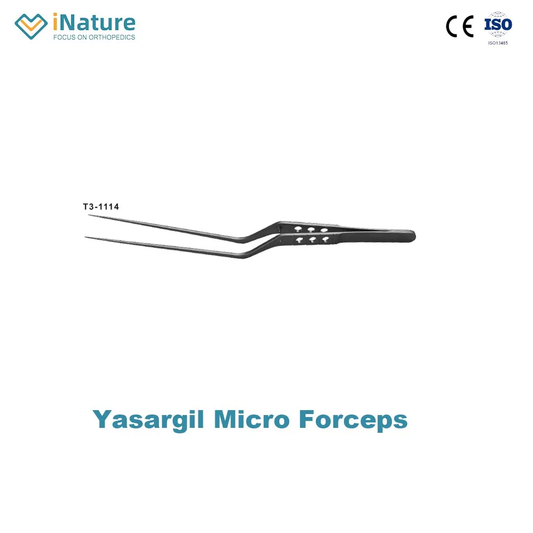Yasargil Micro Forceps Neurosurgical Instruments Bayonet Style