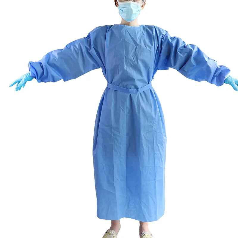 Hot Selling Pediatric Hospital Surgical Gown Zip Enclosure Medical Consumable