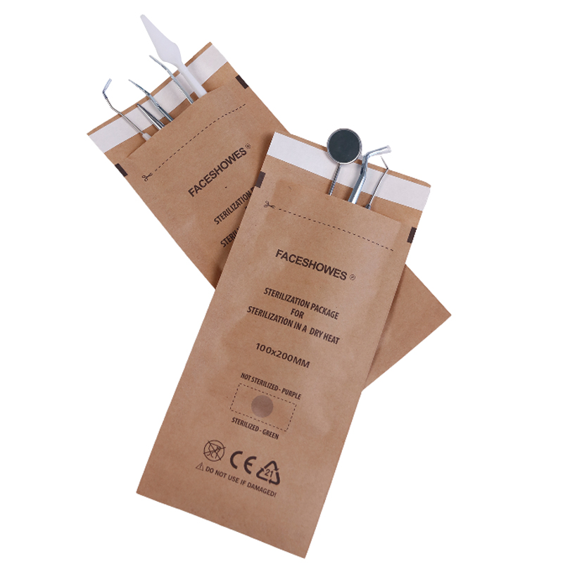 Disposable Medical Dental Pouch Sterilization Paper Film Sterilizing Pouches for Surgical Tools Dental Instruments