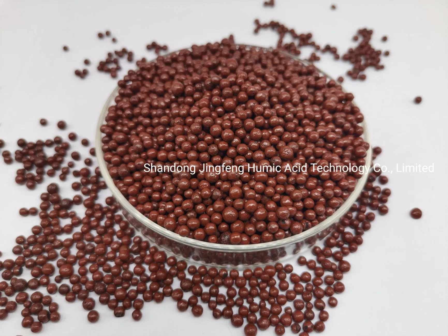 Organic Fertilizer Humic Acid Granule Shiny Granules Amino Humic Agrochemical Fertilizer Granular