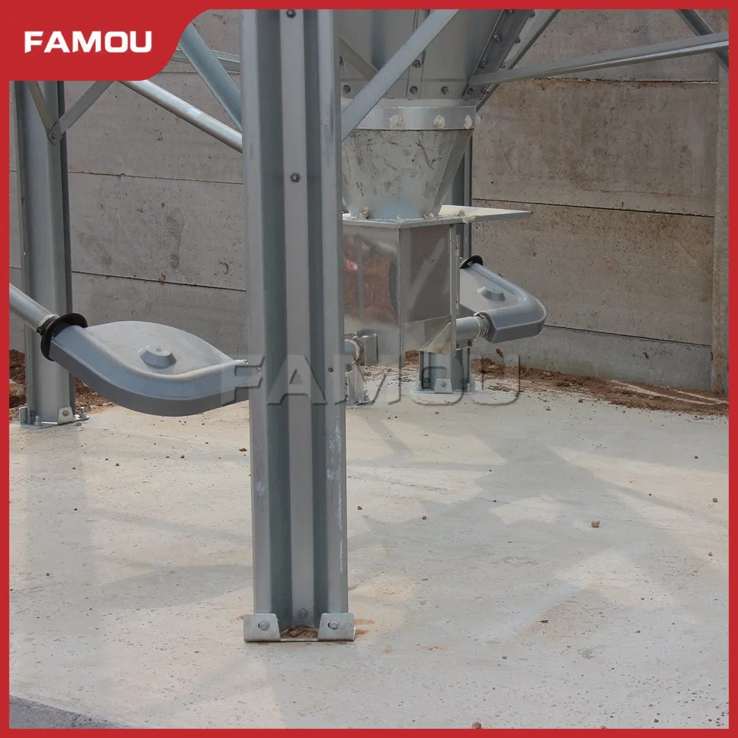 Famou Pig House Equipment 75mm/60mm Feeding Diameter Automatic Poultry Farming Equipment Auger Pan Feeding System for Auger Feeding System