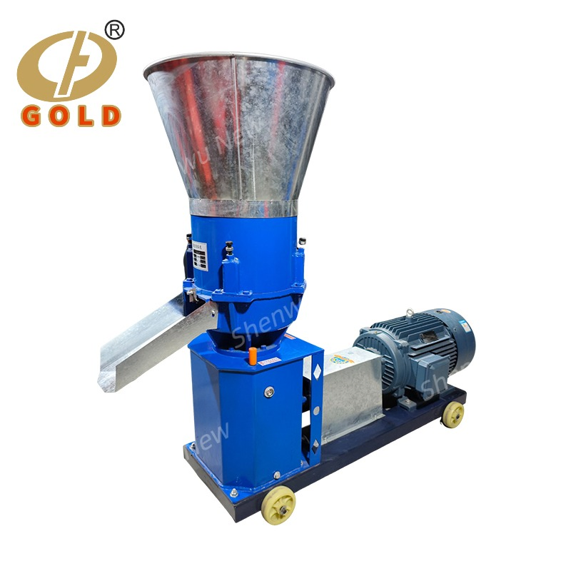 Gold Professional Feed Pelletizing Machine for Sustainable Animal Nutrition