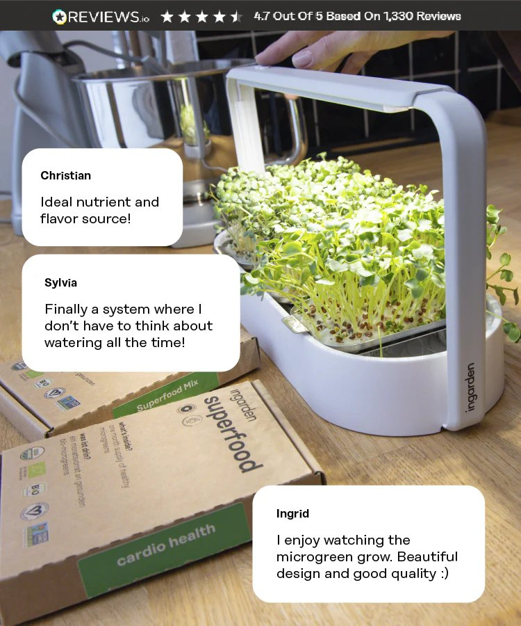 LED Grow Lights Hydroponics Growing System with Seeds and Devices