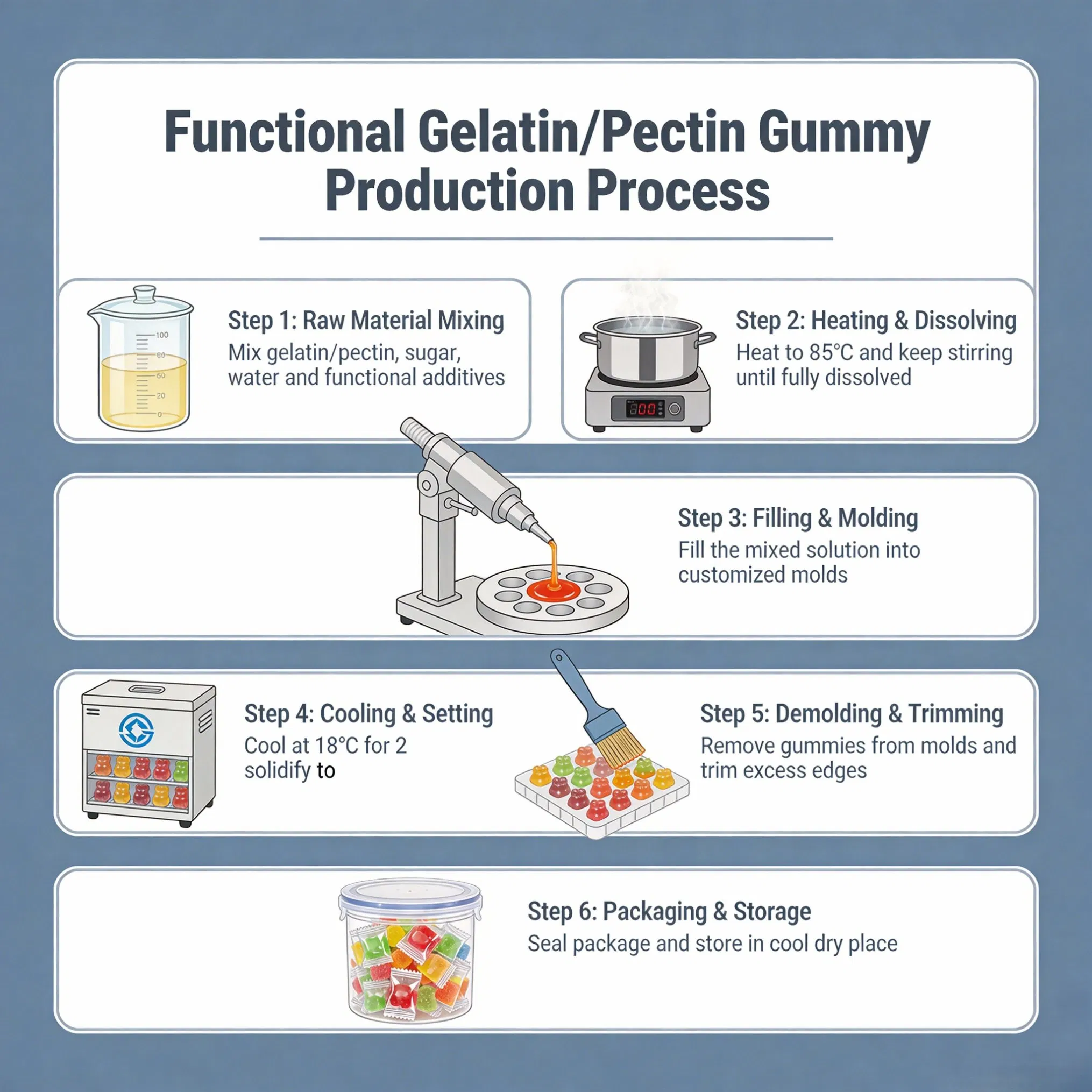 Probiotic + Prebiotic Digestive Health Gummies: 5 Billion Cfu Probiotic and Fos Gummies for Gut Flora Balance and Digestive Comfort