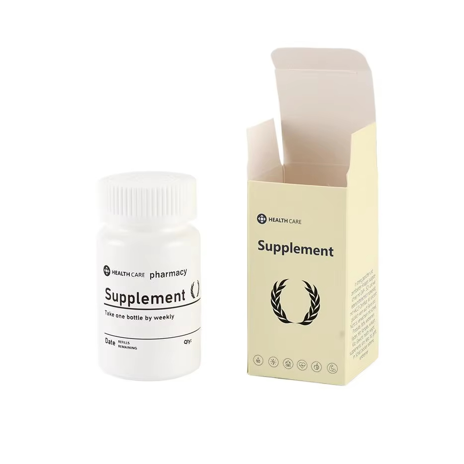 Custom Printed Medicine Labels Nutrition Health Product Label Stickers Private Logo for Medical Pill Bottles Supplement Stickers