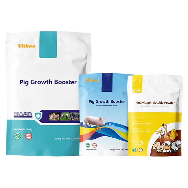 Custom Factory Pig Growth Booster Support Improved Vitality Increase Appetite and Gut Health