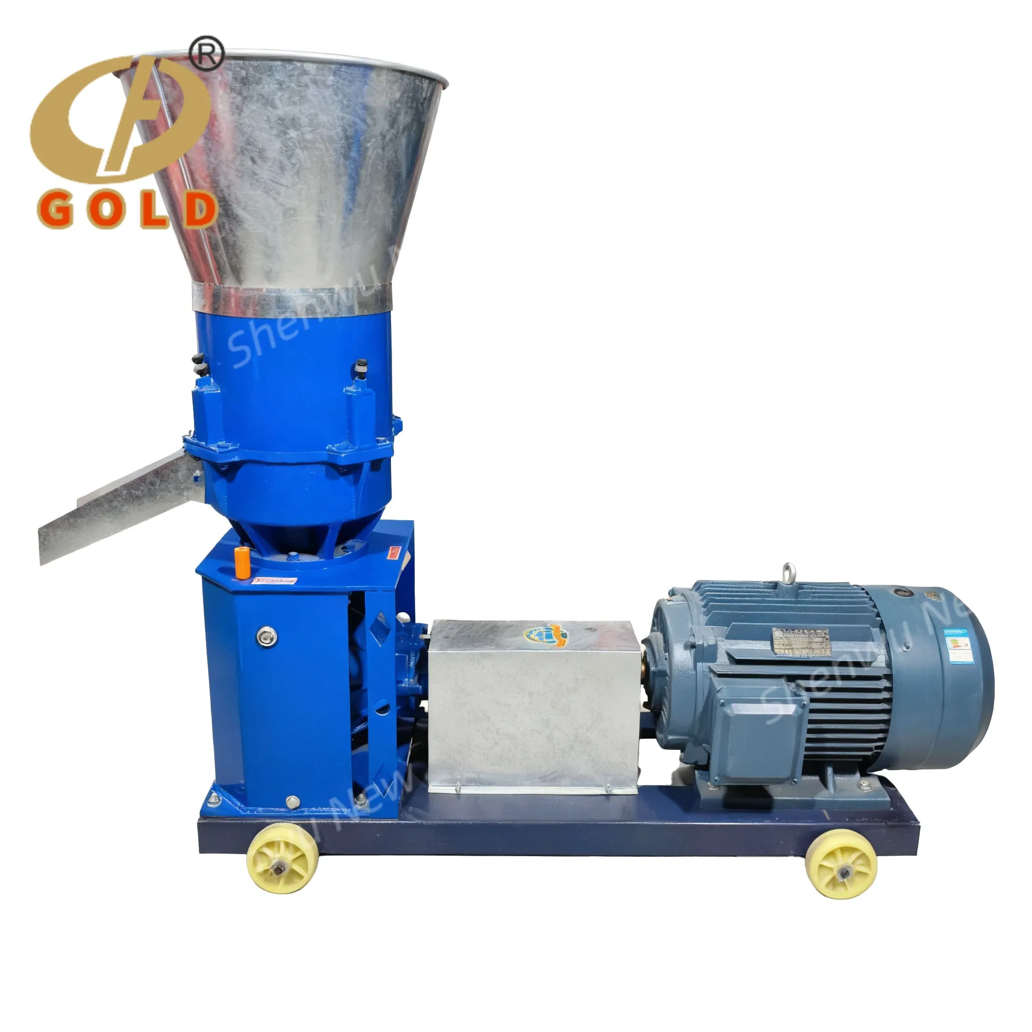 Gold Professional Feed Pelletizing Machine for Sustainable Animal Nutrition
