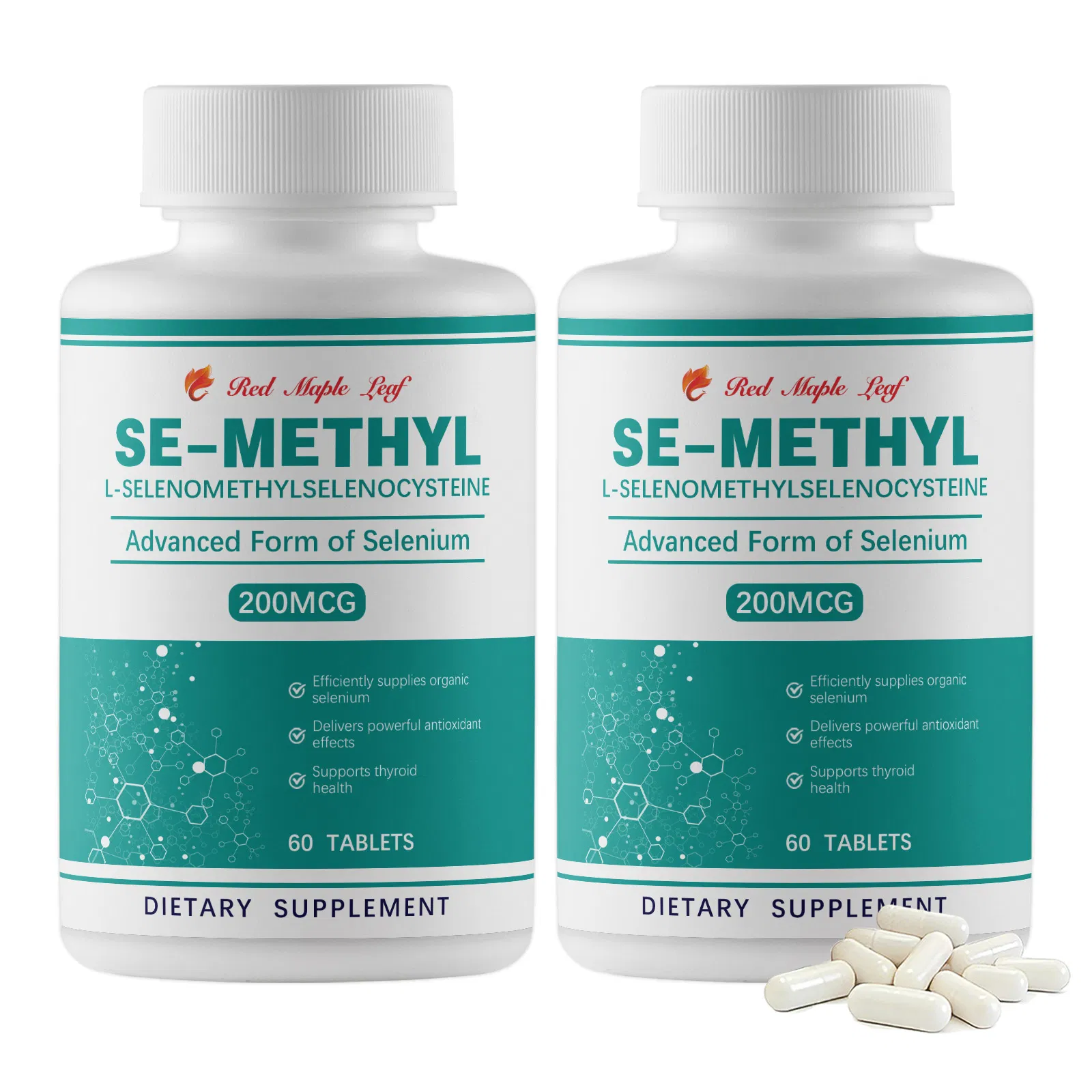 Se-Methyl L-Selenocysteine Tablets Protects Cardiovascular Health, Supports Immunity &amp; Thyroid