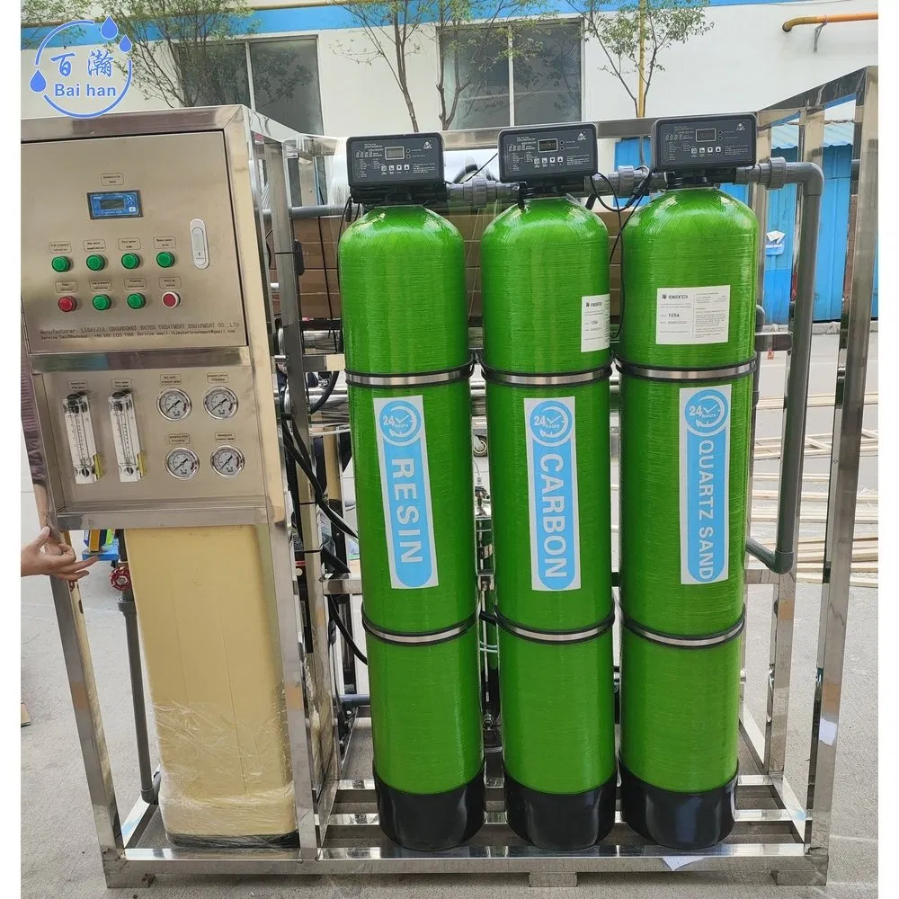 500 Lph Automatic Water Softener Filtration System for Boiler Feed Water