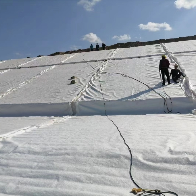 Breathable Pet/PP Geotextile for Landfills, Promotes Soil Health