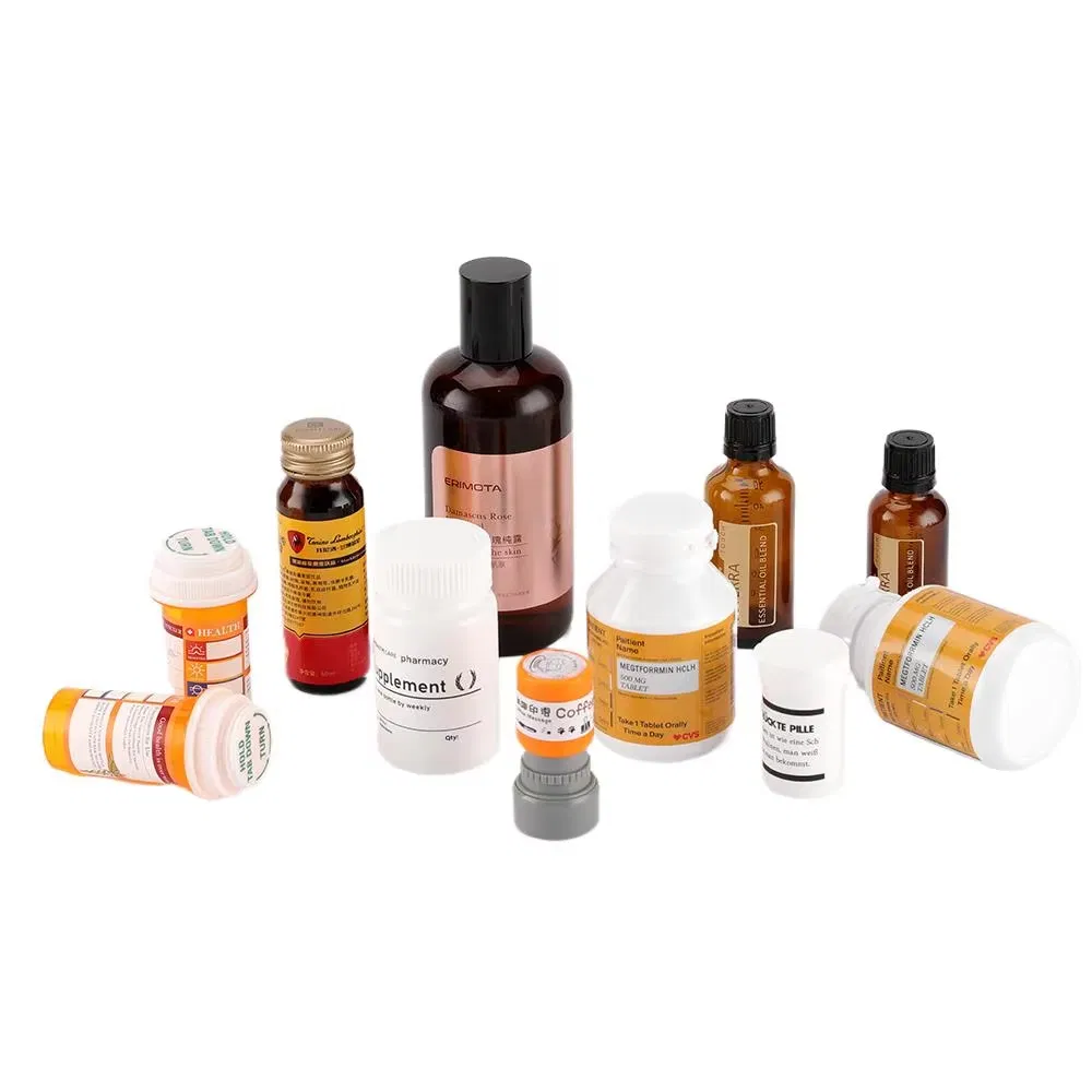 Custom Printed Medicine Labels Nutrition Health Product Label Stickers Private Logo for Medical Pill Bottles Supplement Stickers