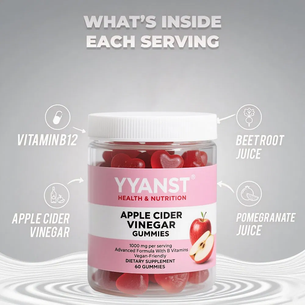 OEM Support Gut Health Boost Metabolism Detox Apple Cider Vinegar Gummies
