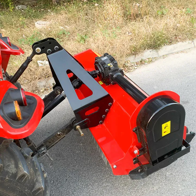 Flail Mower for Sustainable Farming Promotes Soil Health by Returning Finely Shredded Organic Matter.