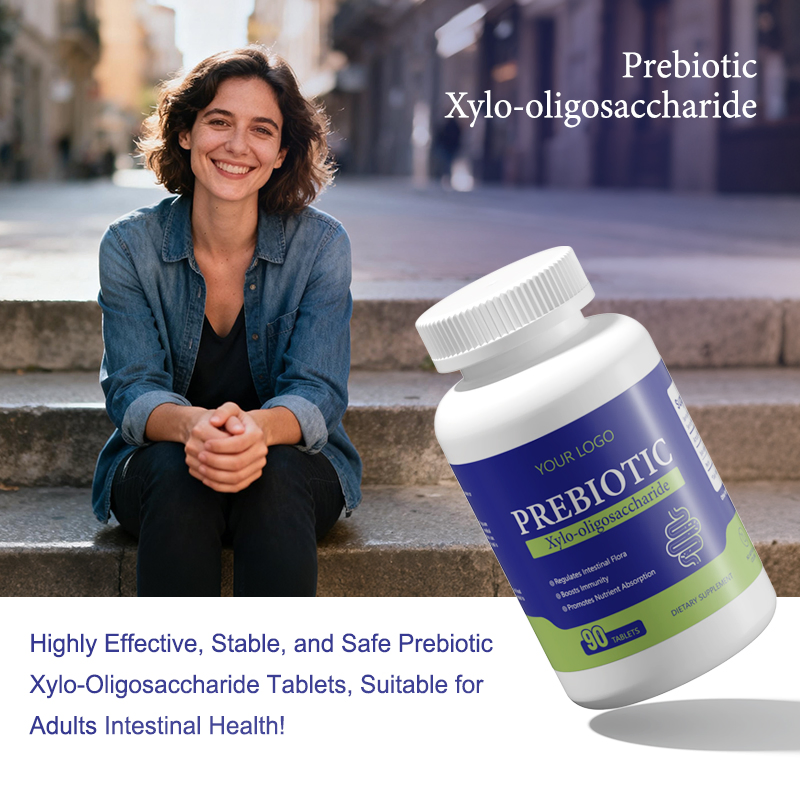 Xylo-Oligosaccharide Tablet Xos Prebiotic Tablet for Gut Health Support Food Supplement