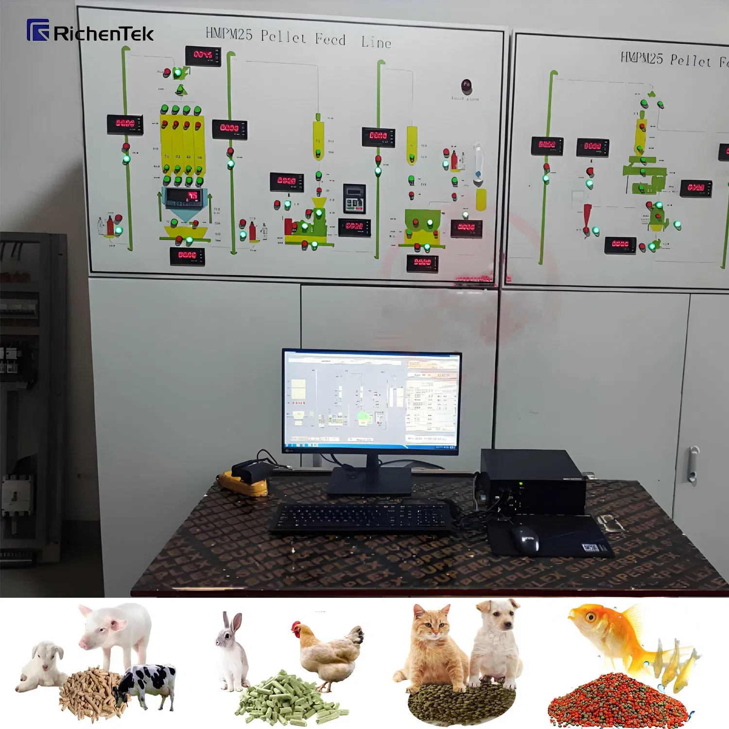 China Made Feed Mixing and Pellet Production System - Ensures Uniform Nutrition for Better Animal Growth