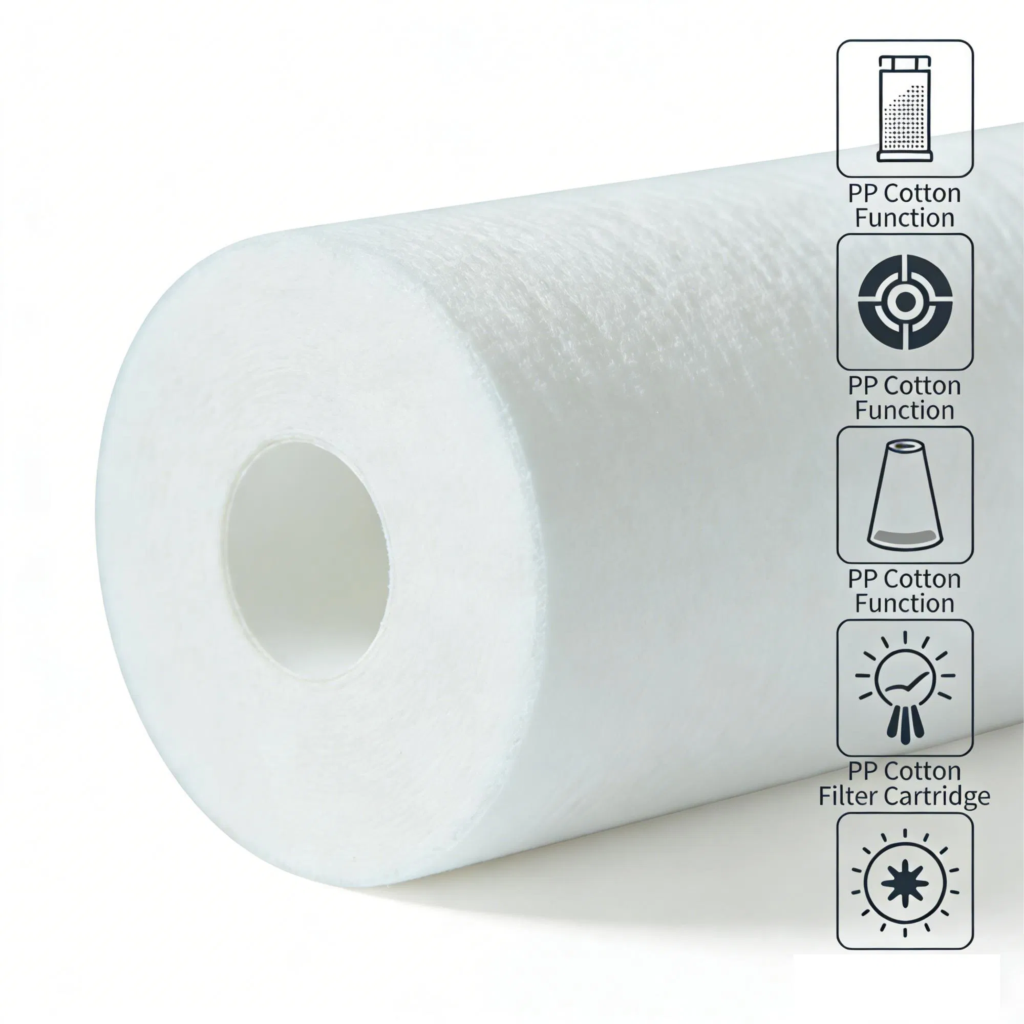 Bulk 100tons Capacity 20" Big Black Water Prefilter System