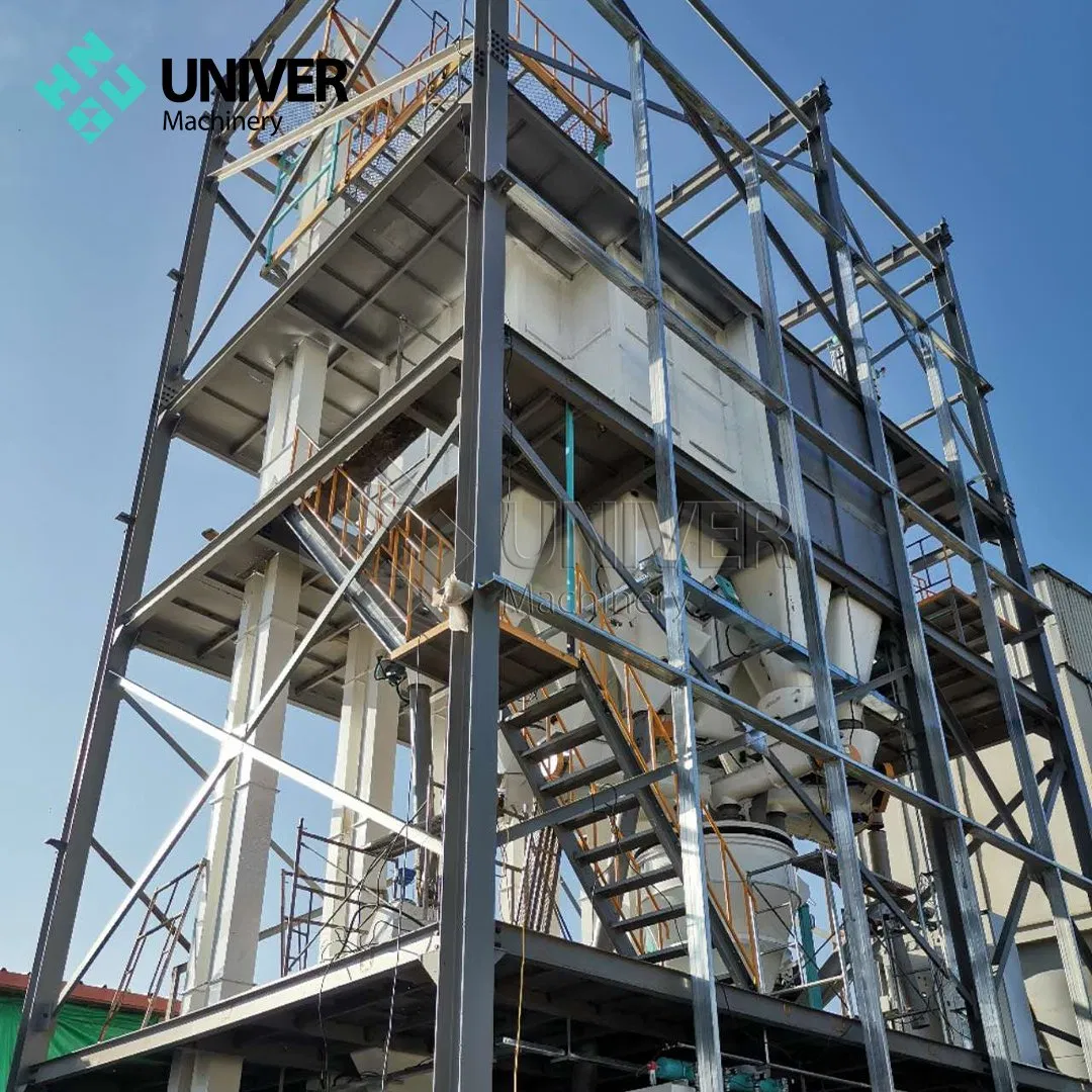 Livestock Feed Pellet Making Plant Flat Die System 3 to 6 Tph Capacity